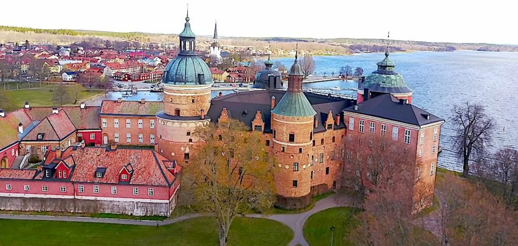 Gripsholms slott från ovan