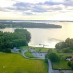 Fricamping vid sjön Erken och Norr Malma naturreservat