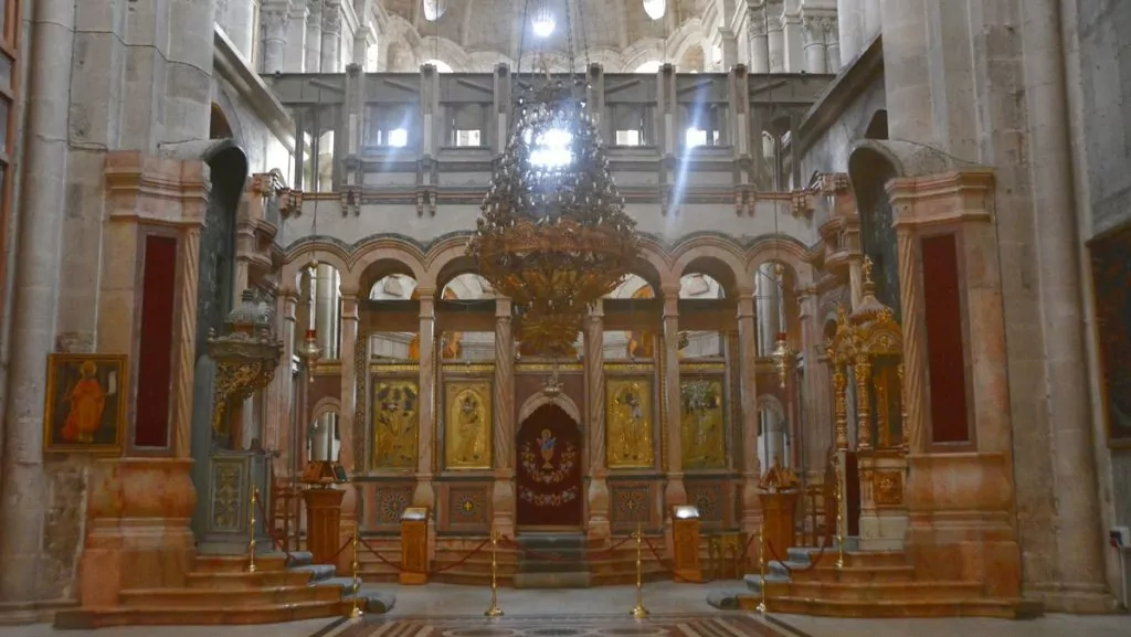 Sevärdheter i Jerusalem - Den heliga gravens kyrka Israel