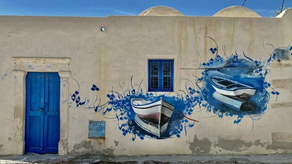 Djerbahood street art i Tunisien