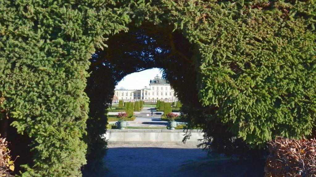 Drottningholms slottspark vid Drottningholms slott i Stockholm