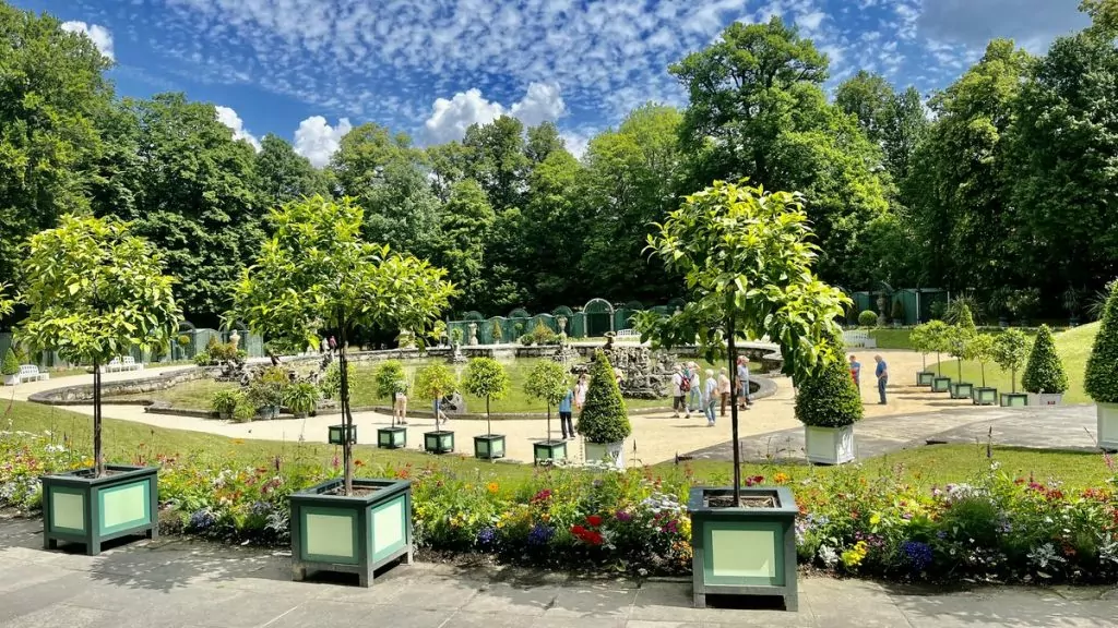 Hofgarten Eremitage i Bayreuth