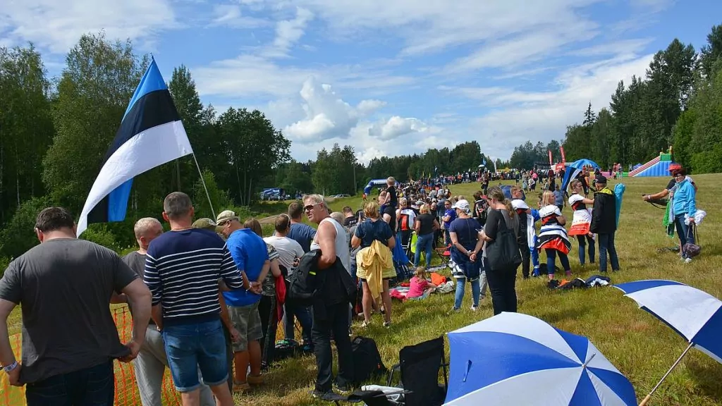 Truuta spectator area på Rally estonia i Tartu