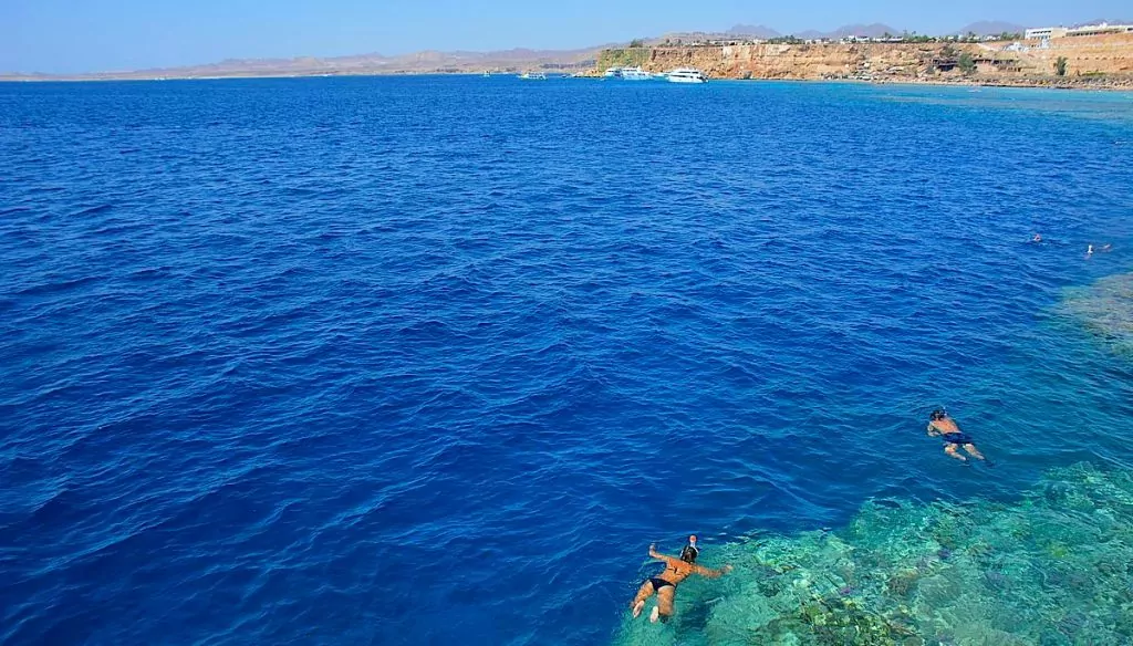 Stränder i Sharm el Sheikh - snorkla