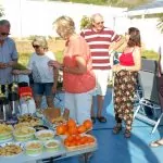 Fest på ställplatsen i Albufeira