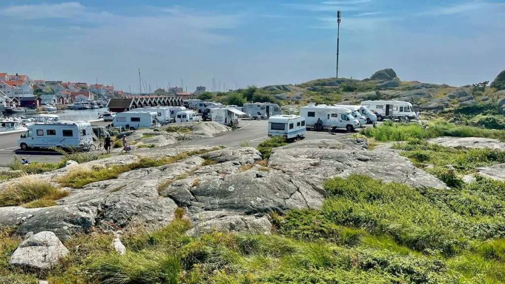 Ställplatser i Bohuslän - Fotö gästhamn