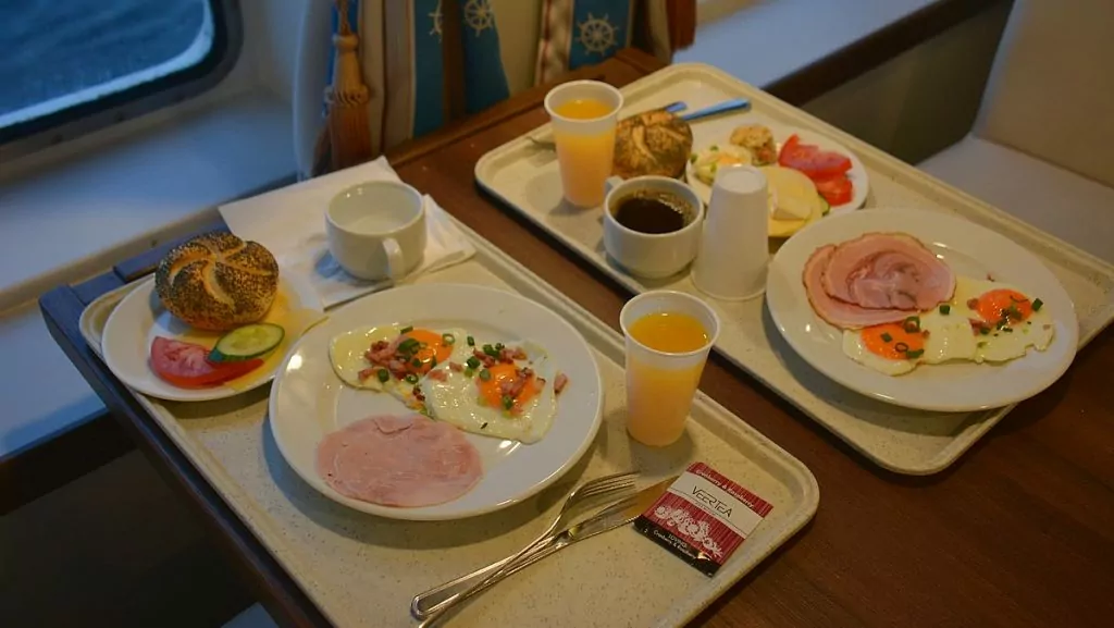 Frukost på Polferries Ystad-Swinoujscie