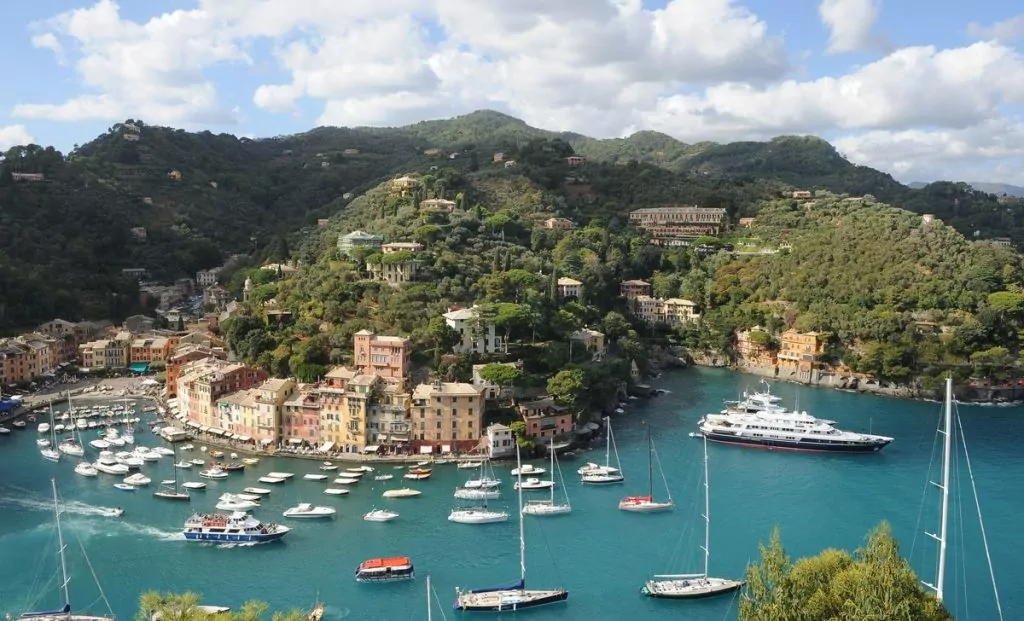 Portofino i Ligurien, foto: Italiens turistbyrå