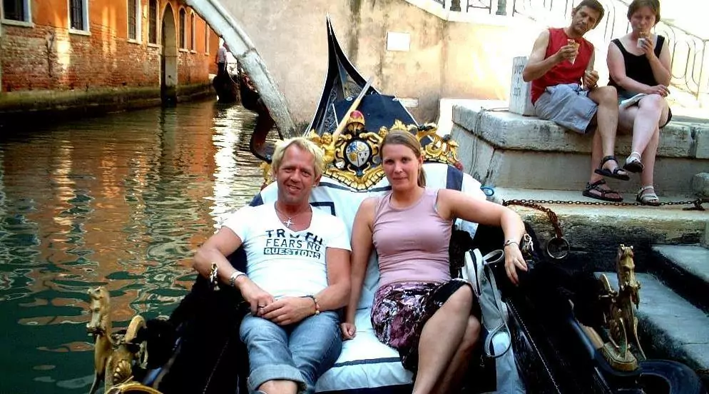 Gondol Venedig Italien