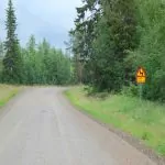 Grusväg till Lycksele