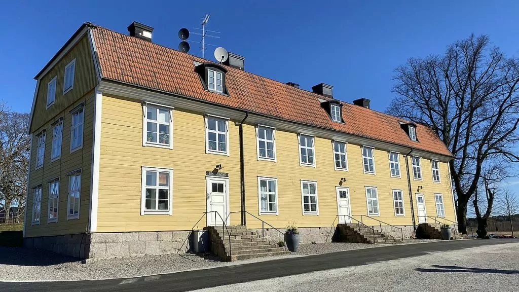 Hus vid Rydboholms slott
