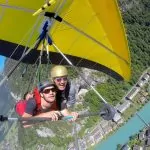 Hängflygning i Interlaken och båt på Brienzsjön i Schweiz