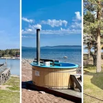 Norrfällsvikens camping i Höga kusten – med fiskeläge och naturreservat