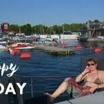 Båttur, radio och nationaldag