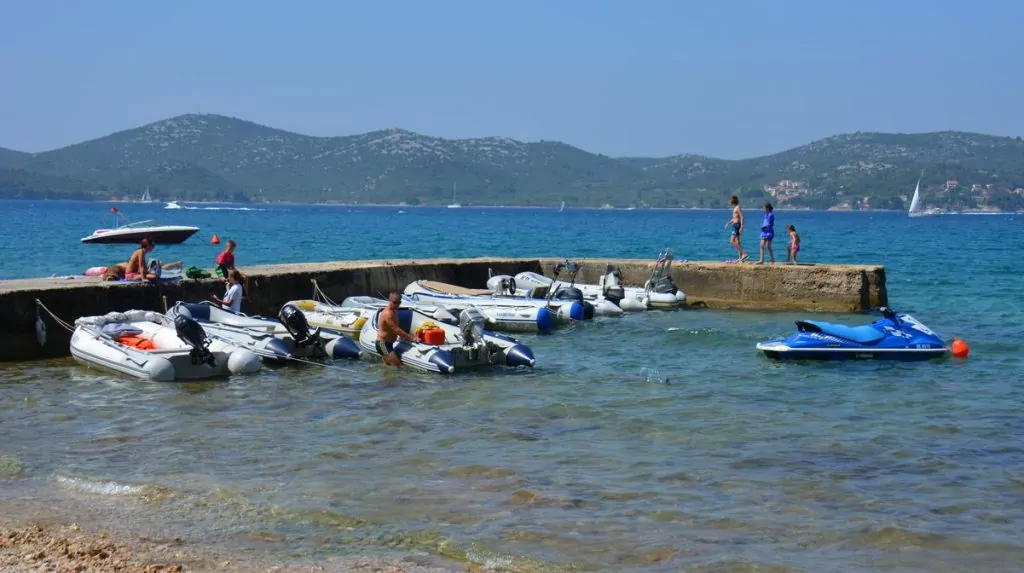 Camping Park Soline i Biograd i kroatien