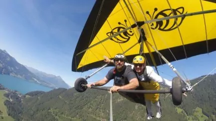 hanggliding - Naturupplevelser i Schweiz