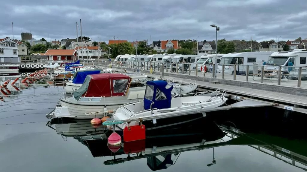 Ställplats i Hönö Klåva hamn