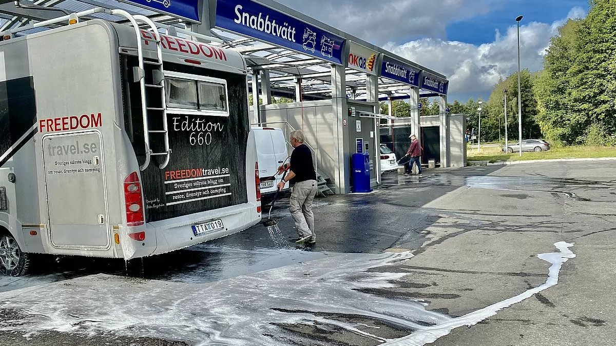 Tvätta husbil i Stockholm