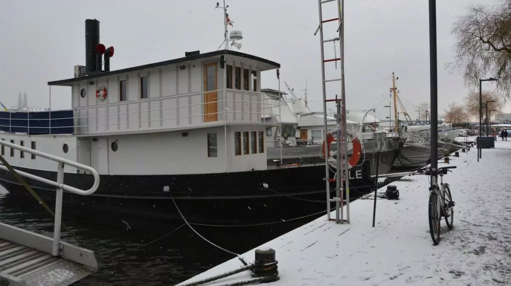 Husbåt, skeppen vid Norr Mälarstrand