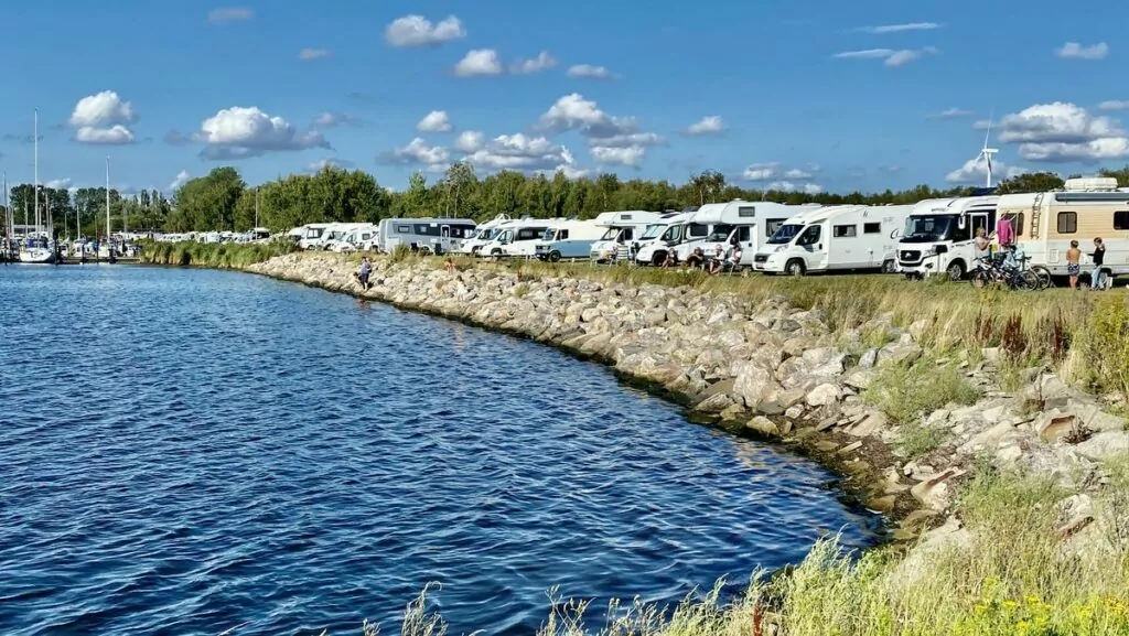 Ställplatser i Skåne - Lundåkrahamnen i Landskrona