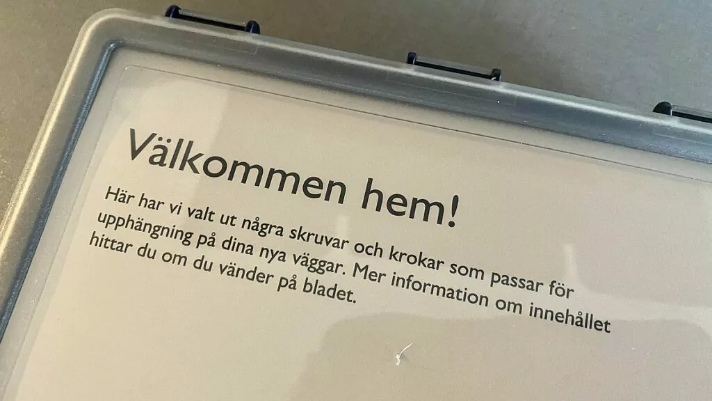 Att hjälpa till med flytt - och mötas av ett välkomstpaket 