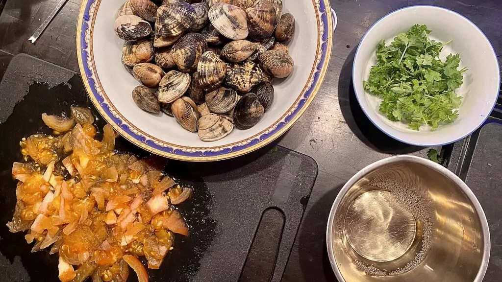 Huvudrätter till nyår - pasta vongole