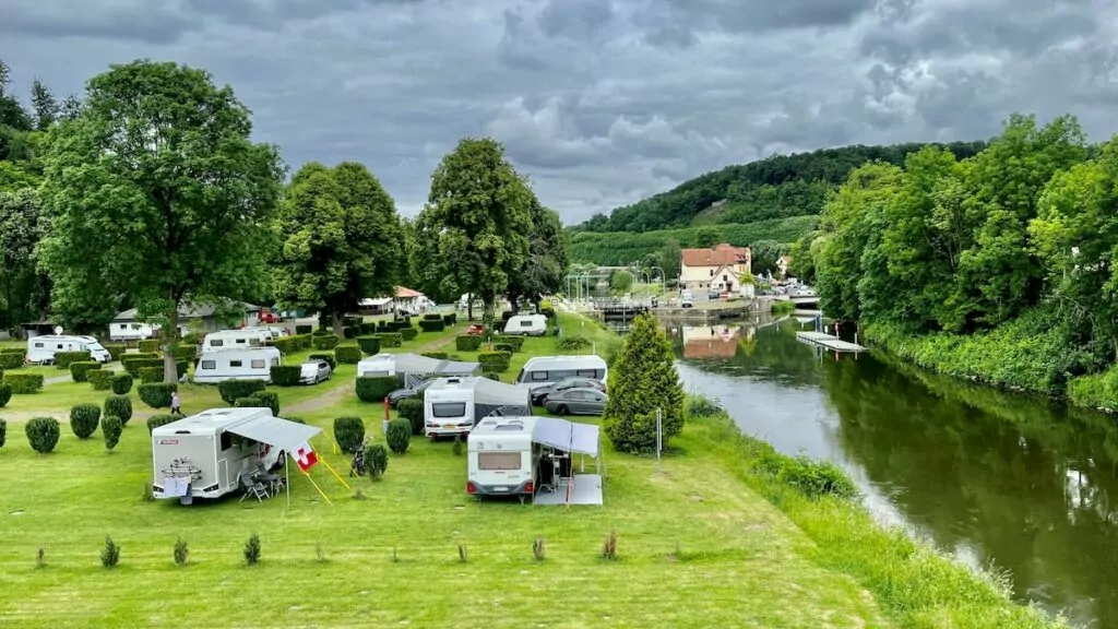 Med husbil i Tyskland - på camping i Hann. Münden