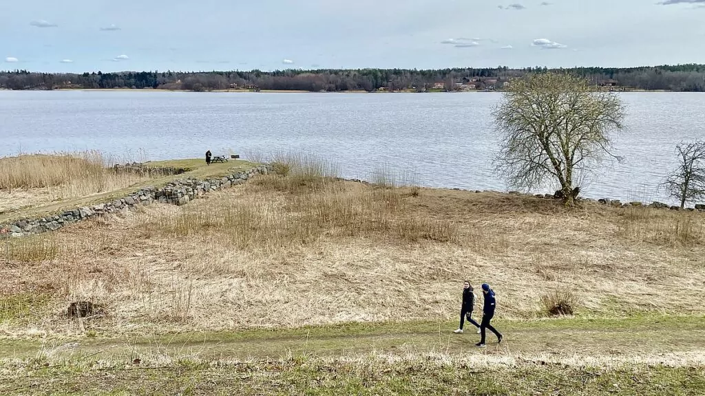 Stranden vid Skokloster slott