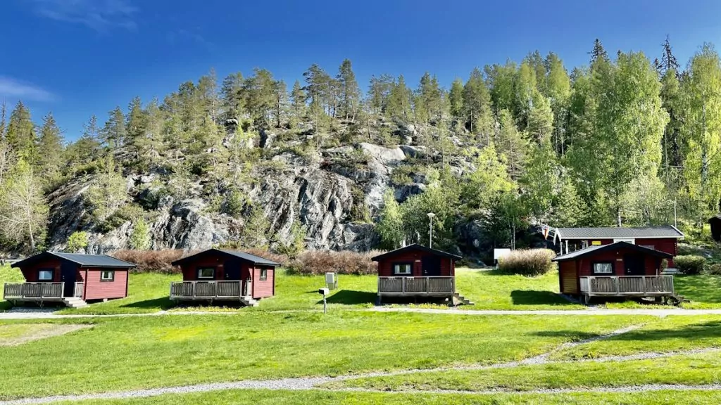 stugor på Snibbens Camping i Höga kusten