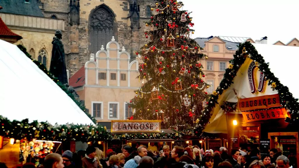 Julmarknad i Prag