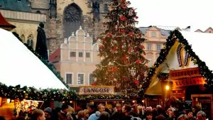 Julmarknad i Prag