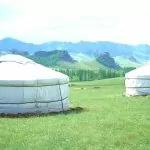 En natt i jurta i Mongoliet