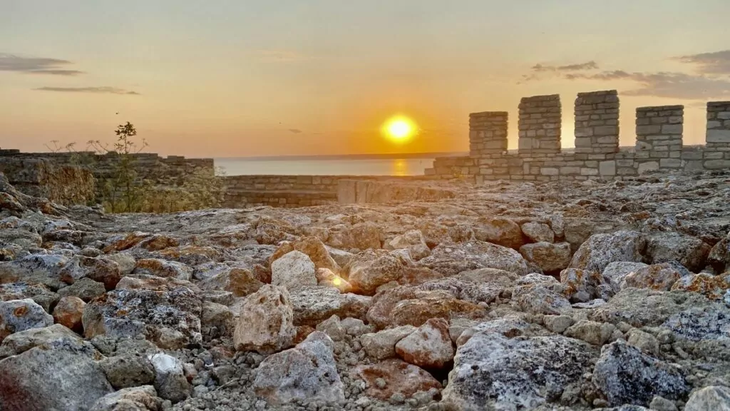 Cape Kaliakra i Bulgarien