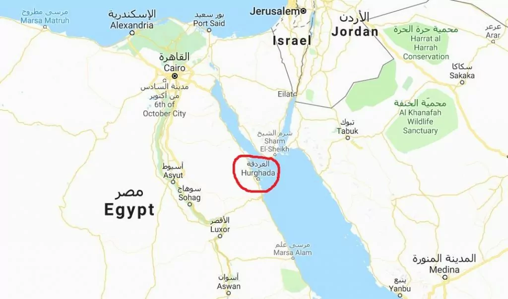 Karta Egypten