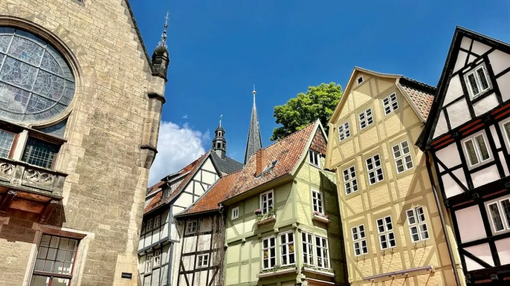 Göra i Quedlinburg - korsvirkeshus