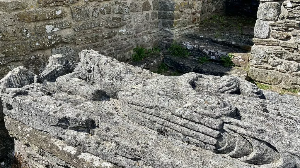 Gudhems klosterruin i Gudhem