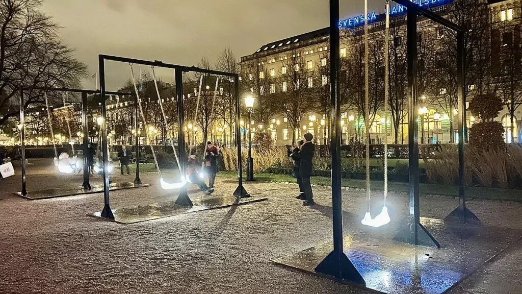 Nobel week lights - Kungsträdgården