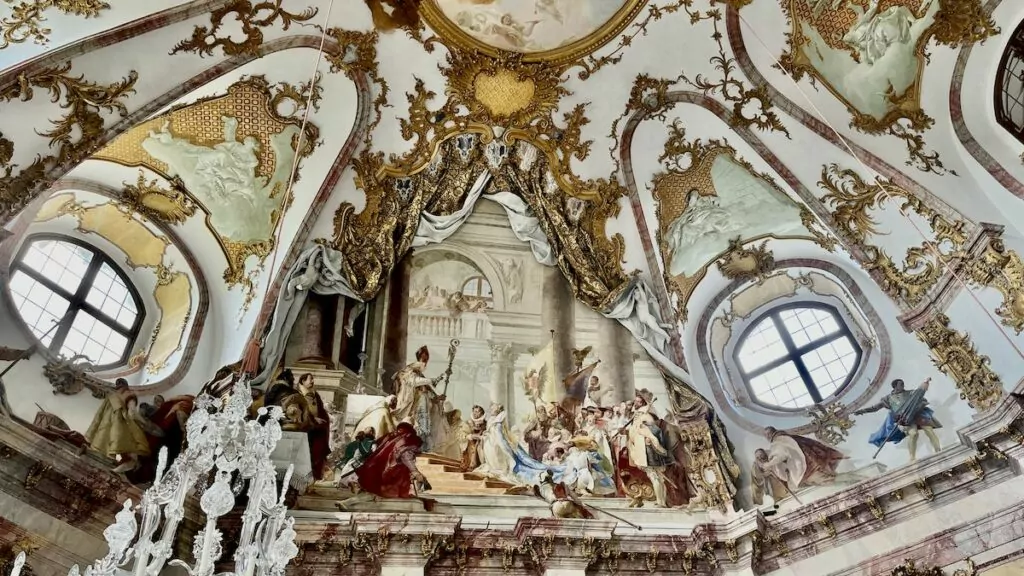 Residenset i Würzburg - imperial hall