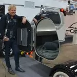 Coola minihusvagnar och husbilar på Caravan i helsingfors