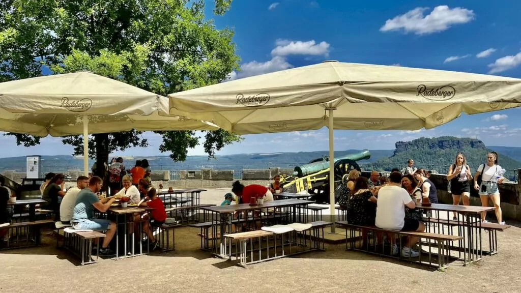 Restaurang i Festung Königstein