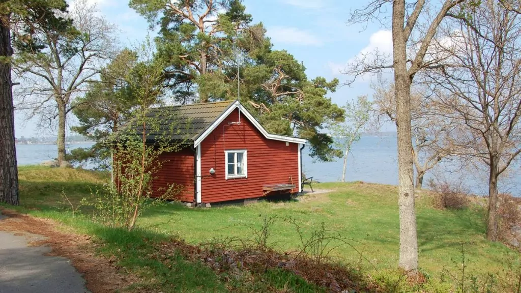 Lysingsbadet stuga