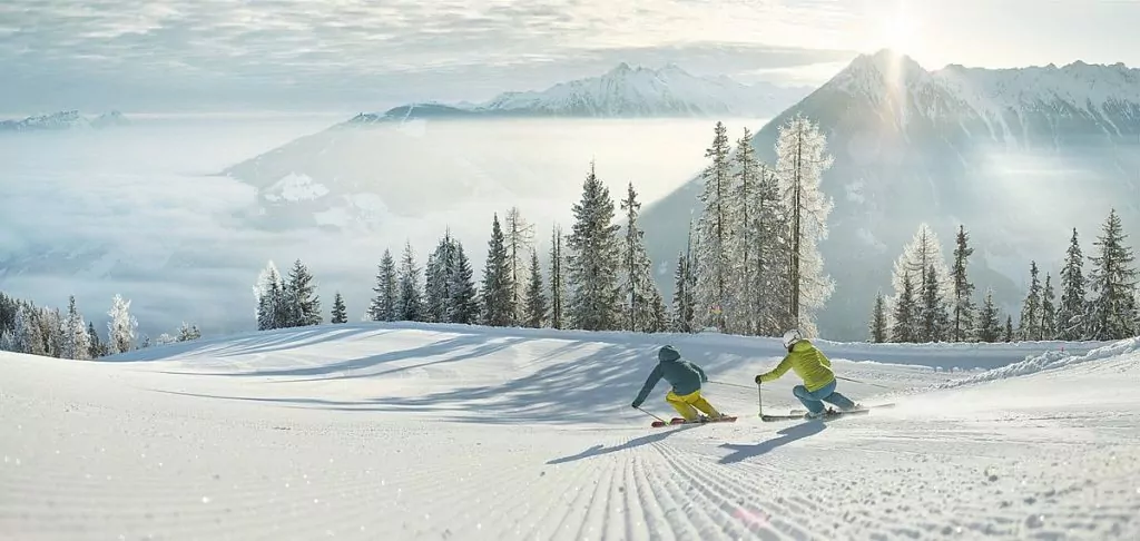 Skidåkning i Dachstein