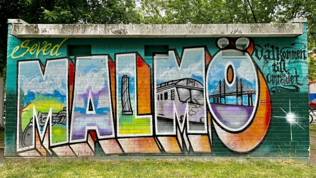 Gatukonst och street art i Malmö