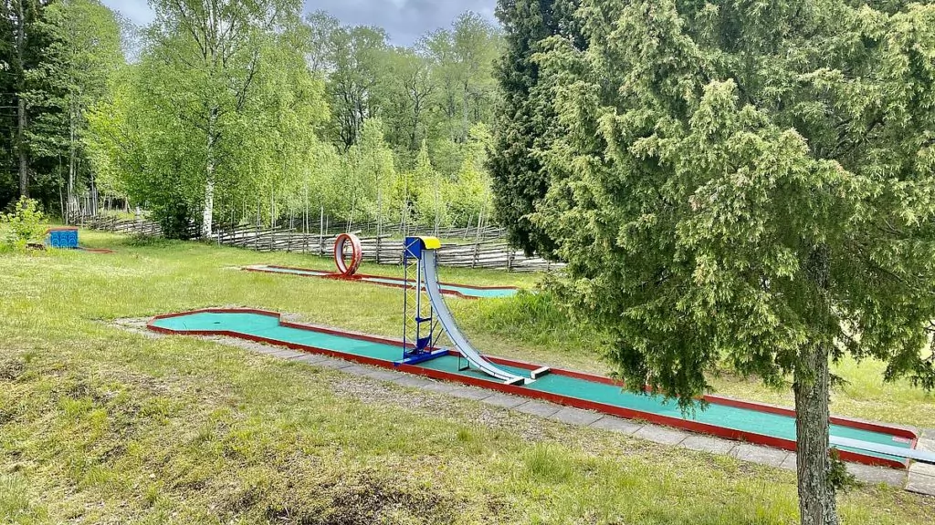 Minigolf vid Kapellskärs camping