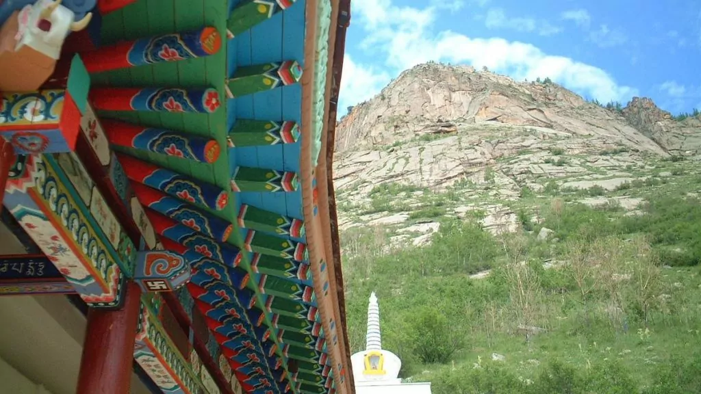 Mongoliet tempel i Mongoliet i Östasien