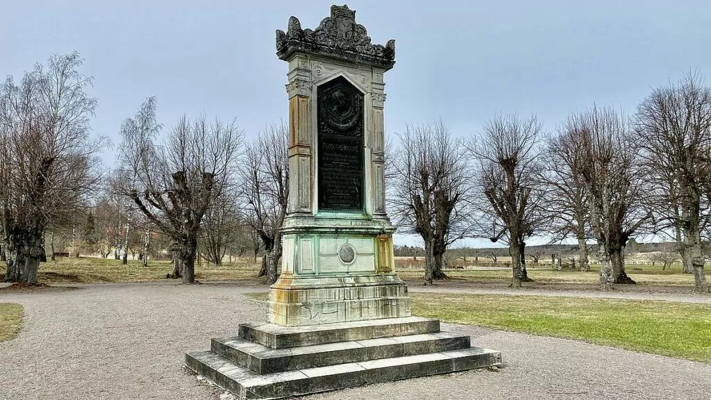 Monument vid Skokloster slott