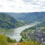 Camping och Moselviner i Traben-Trarbach, Tyskland