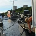 Dags att måla altan och foder på husbåten