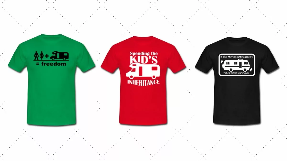 T-shirts med husbilsmotiv