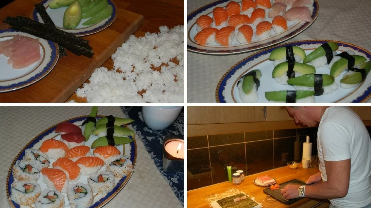 Göra egen sushi